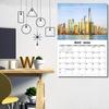 2026 Wall Calendar: English, Monthly, Modern Landscape Design for Office or Home.
