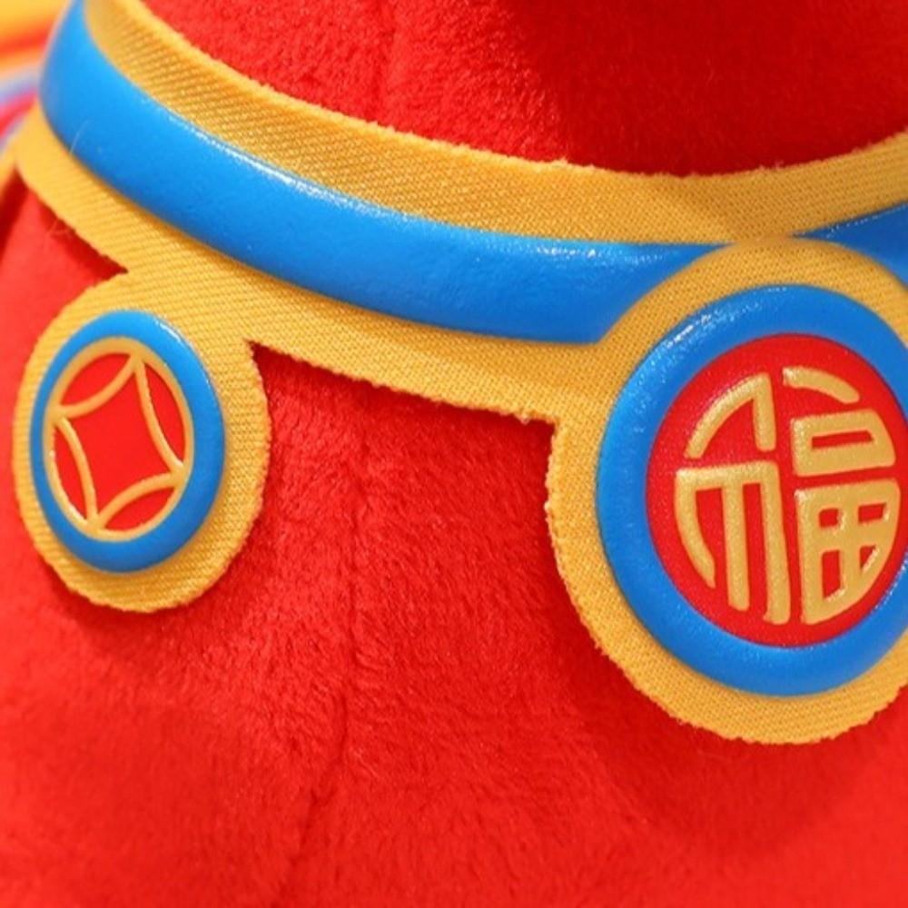 Mascot Dolls Cartoon Horse Doll Soft Zodiac Pony Figurine Horse Plush Toys Festive Decoration