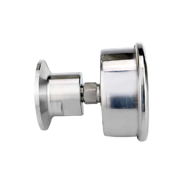 Bar/psi 1.5 Inch (50.5mm)Tri Clamp Diaphragm Pressure Gauge SS304 Stainless Steel Body SS316 Diaphragm Manometer
