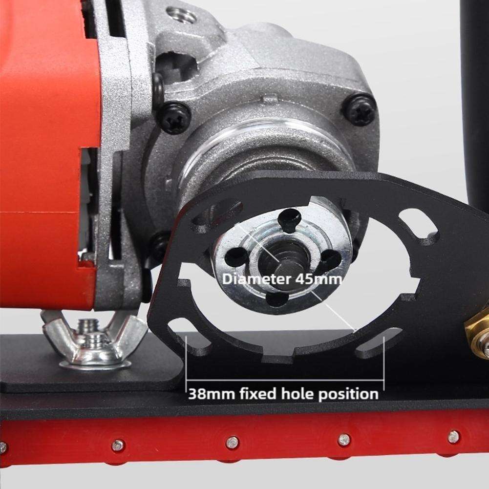 Angle Grinder Stand Corner Cutting Bracket Tile Cutter Tile Chamfering 45 Adjustable Tool Black Color Range Tool Degree N4O2