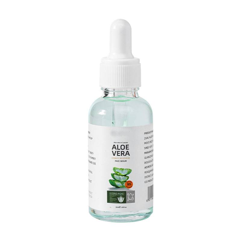 Aloe Vera Hydrating Essence Facial Moisturizing Brightening Skin Tone Whitening Fade Wrinkles Skin Care Serum