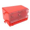 Lockout Tagout Box Portable Wall Mount Group Lock 8 Hole Key Station with Transparent Panel