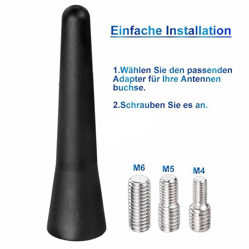 Strong Radio Roof Mount FM AM Black 6.5cm Length Auto Universal with Screws Car Antenna Mini Short Vehicle Accessories