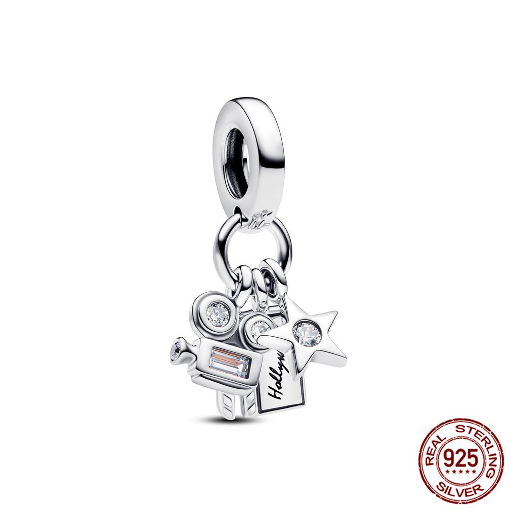 New  Mickey Minnie Beaded Marvel Lron Man Charms Plata De Leyoriginales Fit Bracelet Diy Jewelry Making Women'S Gift