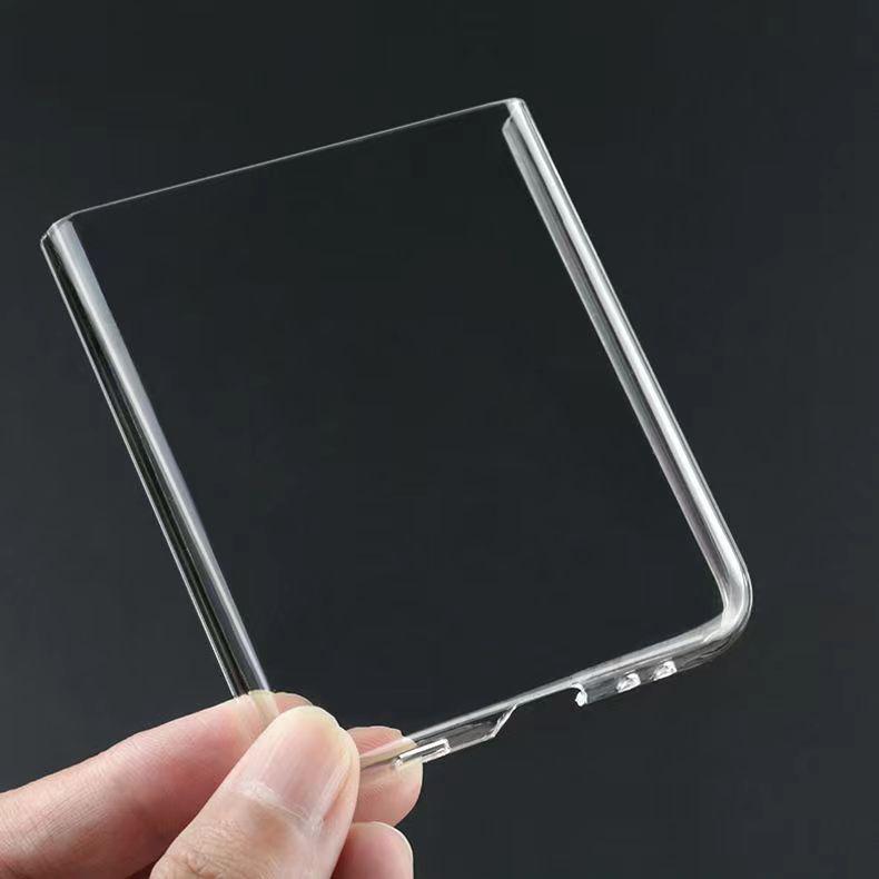 Luxury Transparent Protective Case for Samsung Z Flip 3 5G – Foldable Screen, Hard Shell, Drop-Resistant