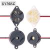 Wired Active Buzzer Assortment Kit 3-24V SFM-20B/SFM-27 (White/Black)/SHD4216  DC Continuous Sound for Alarm Systems & Arduino