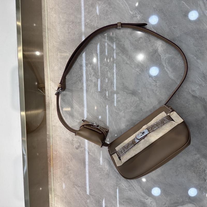 Women's Bag New Bag Two-in-one First-layer Cowhide Mini Messenger Bag Tangyuan Fanny Bag Leather Small Satchel