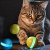 Electric Rolling Pet Toy Ball Jumping Smart Interactive Toy Obstacle Avoidance Rolling Cat Ball With LED Light For Indoor Play