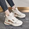 36-43 Women's Plus Size Fashionable Plus Velvet Warm Casual High Top Cotton Shoes Snow Boots Sports Women's Cotton Shoes