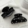 Women Hair Clip with Star-Studded Diamond Design Thick Acrylic Stable Grip Hair Accessory for Commuting Dating
