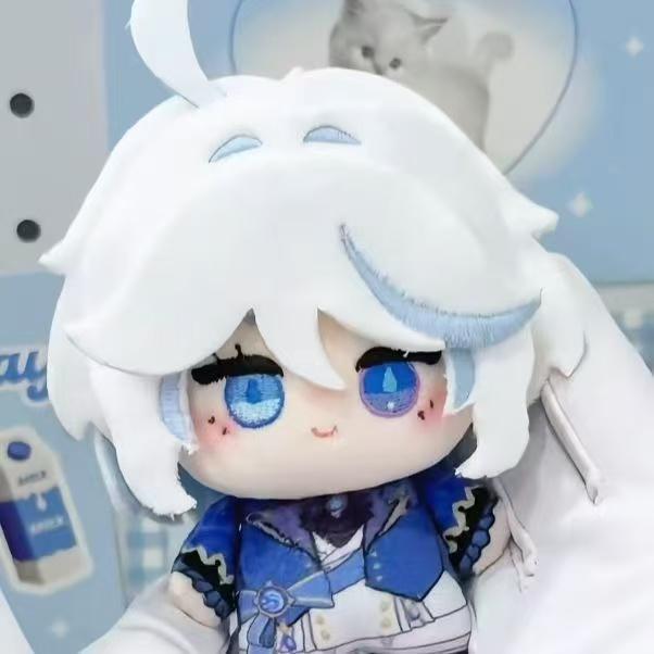 MIHOYO Furina de Fontaine Poupée Genshin Impact Peluche Kawaii 10cm Anime Jeu Jouet en Coton Neuvillette Nicole Reeyn Cadeau