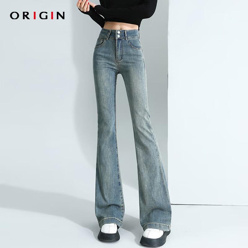 ORIGIN Women s High-Waist Flare Jeans S