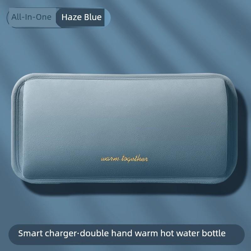 Electric Hot Water Bottle, Warm Water Bag, Hand Warmer, Rechargeable Water-Filled Heating Pad, Explosion-Proof, for Applying On the Stomach, Genuine