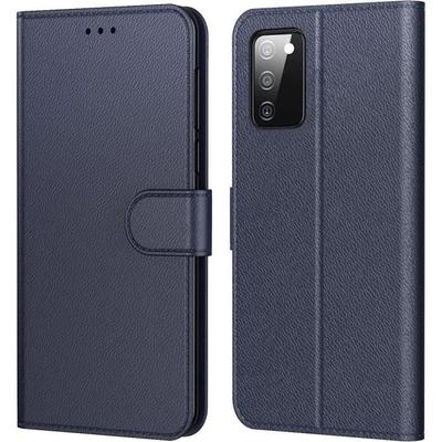 Protective Case - PROSHOP - for Samsung A03S - Navy Blue - Semi-rigid - Card Storage