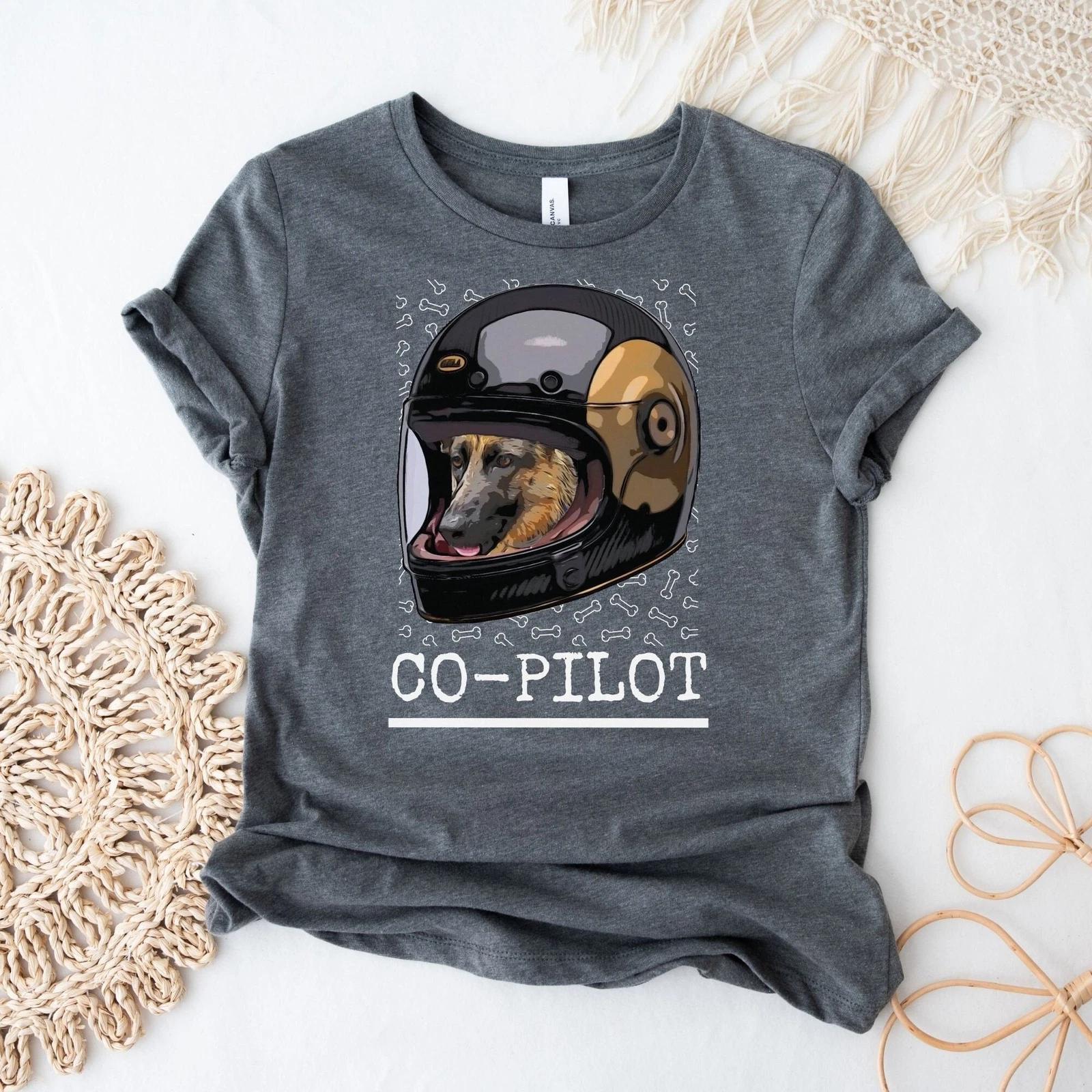 German Shepherd  Dog is My Co-pilot  Shirt 2XL