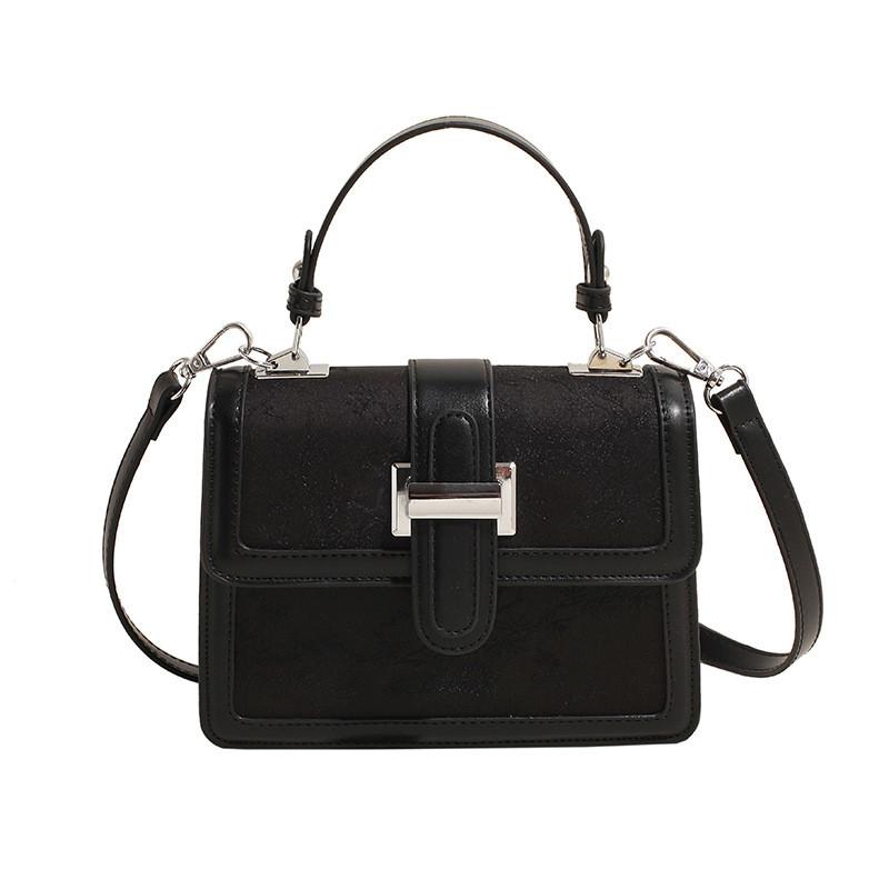 Ielgy Fashionable Chinese Style Jacquard Texture Small Square Bag Chinese Niche One-Shoulder Simple Fashionable Portable Messenger Bag
