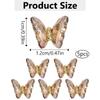 1Bag Butterfly Nail Charms Eye Catching Decorations with Rhinestones DIY Project Clothing Embellishment