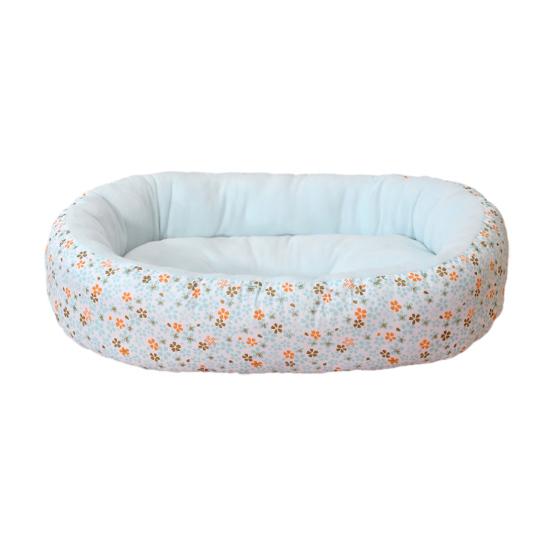 Calming Dog Bed Floral Orthopedic Cat Bed Breathable Washable Cozy Pet Bed for Small Medium Dogs And Cats