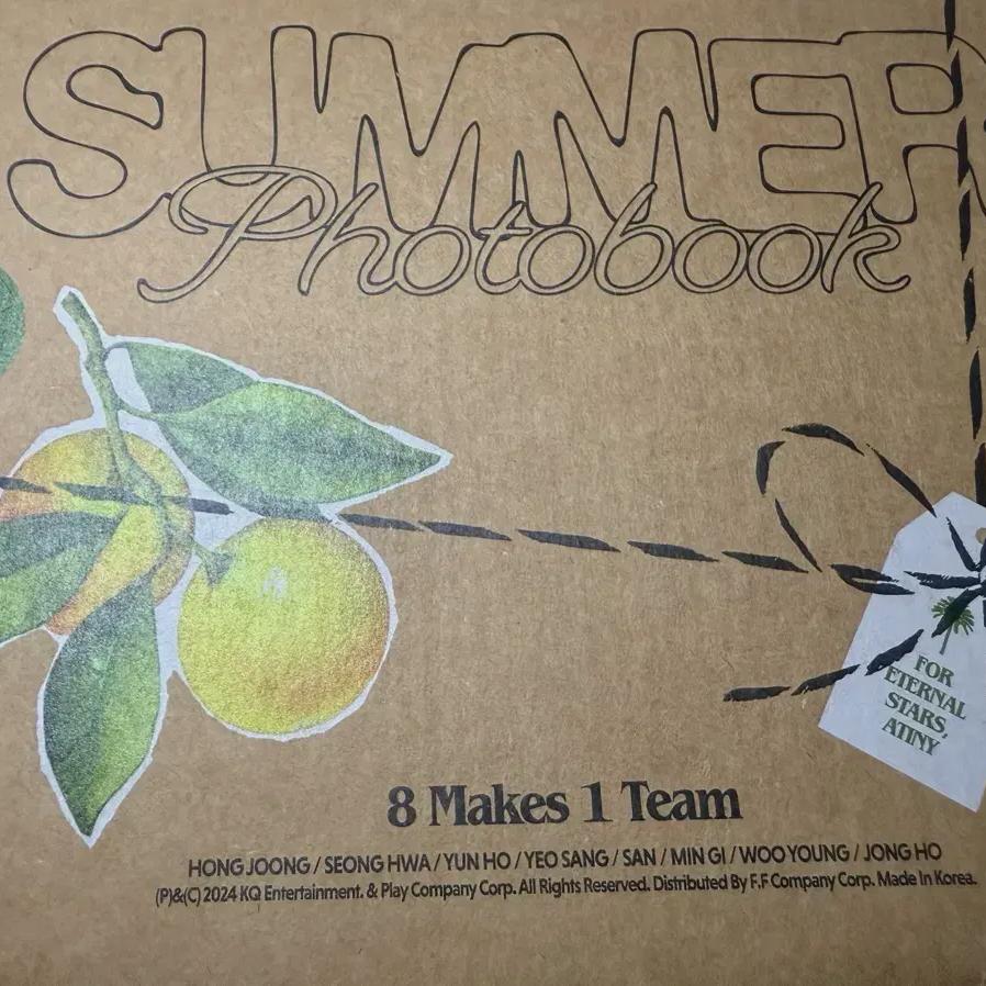 

Ateez Summer Photobook