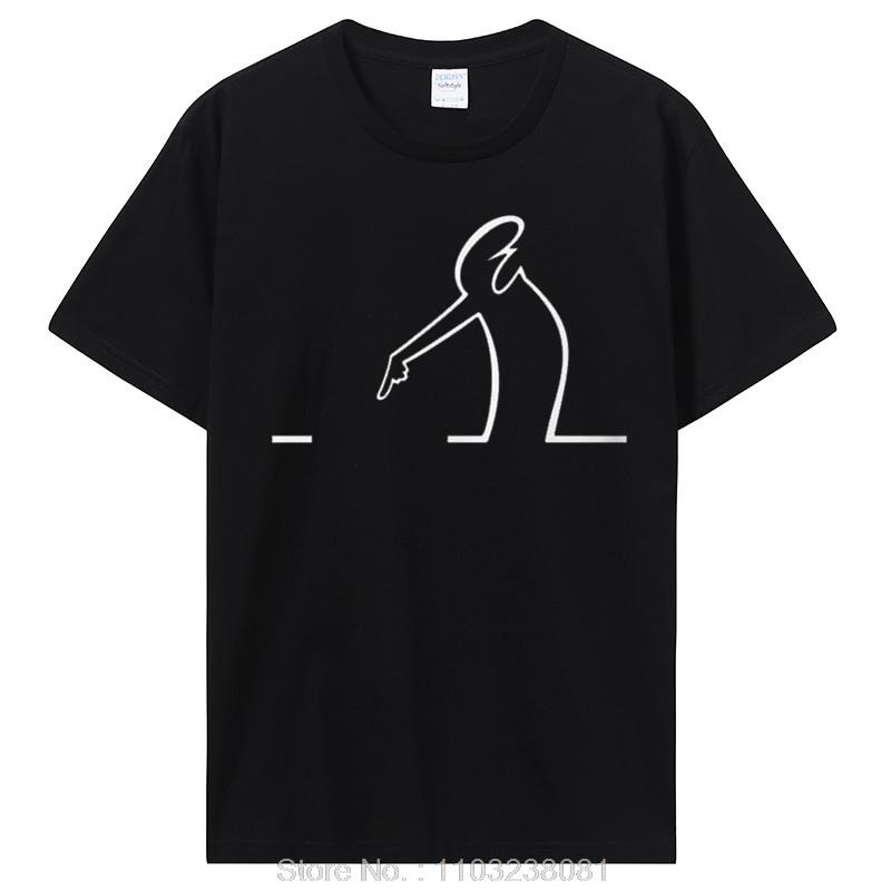 La Linea TV T-Shirt Für Unisex Zeigender Humor Lässige Sweatshirts T-Shirt Neuheit Trendig Locker Lustiges Baumwoll-T-Shirt