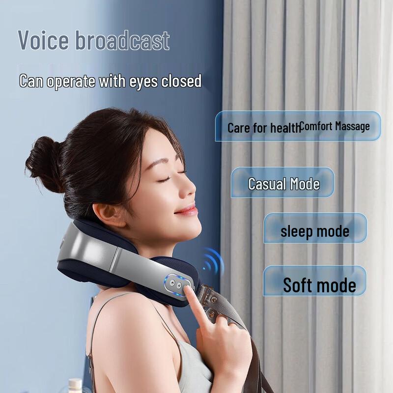 AUX Wireless Neck and Shoulder Massager with Heat