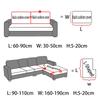 Plain Color Stretch Sofa Seat Cushion Cover For Living Room Elastic Furniture Protector Couch Chaise Longue Sofa Seat Slipcover