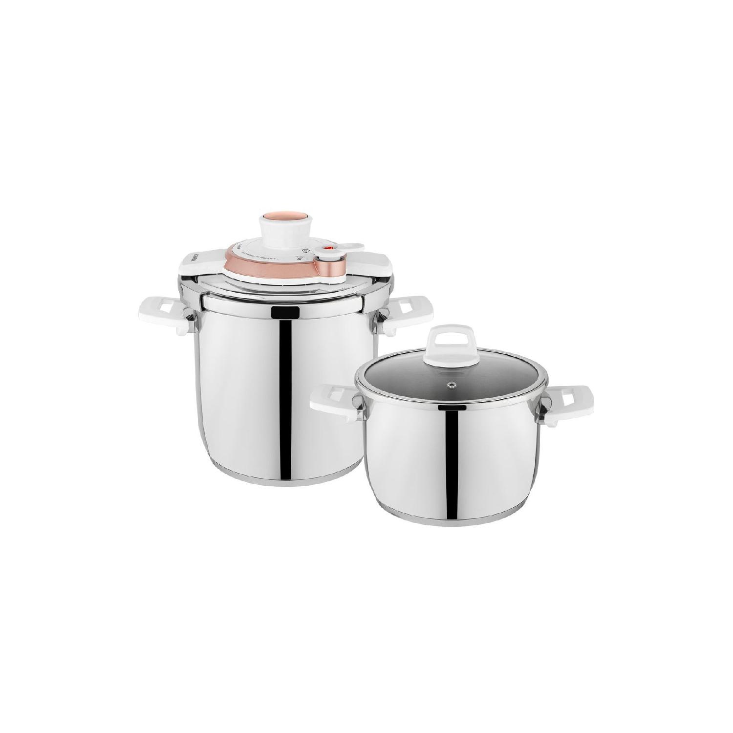 

Скороварка Optima Set-4 6,5 л-белый/розовое золото