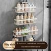 Stainless Steel Bathroom Toilet Storage Rack Shower Room Shelf