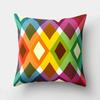 Sofa Pillowcase Home Cushion Cover  Colorful Rainbow