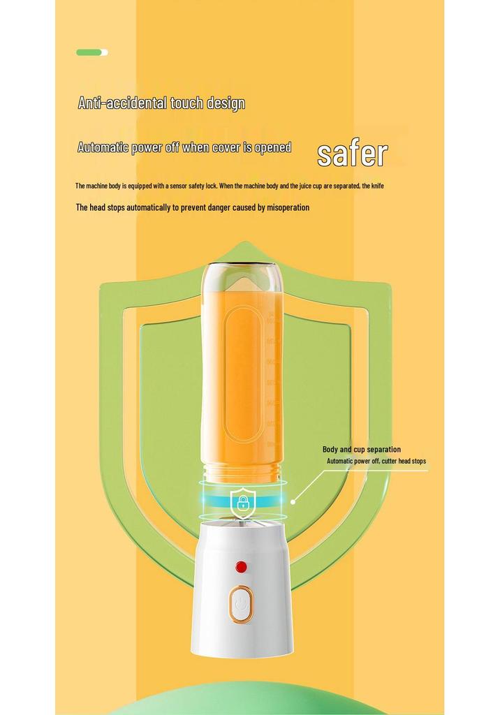 Portable High-Efficiency Multifunctional Electric Fruit Juicer Blender Cup