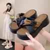 Fairy Cool Slippers Female Outer Wear Summer 2025 New Beach Fashion Internet Celebrity Cross Platform Slippers Female