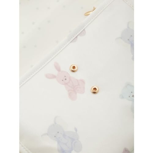 Gelato Pique Plush Pattern Mother and Child Notebook Case M Pwgg244762 Owht