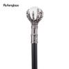 Transparent Glass Ball Steampunk Walking Cane Fashion Decorative Walking Stick Gentleman Luxury Crosier Knob Walking Stick 93cm