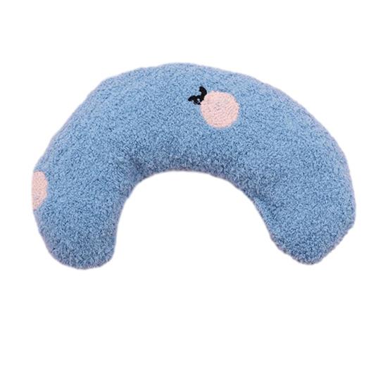 U-Shaped Pet Pillow Cat Sleep Pillow Soft Plush Neck Support Cushion Pet Snuggle Pillow for Puppies Kittens