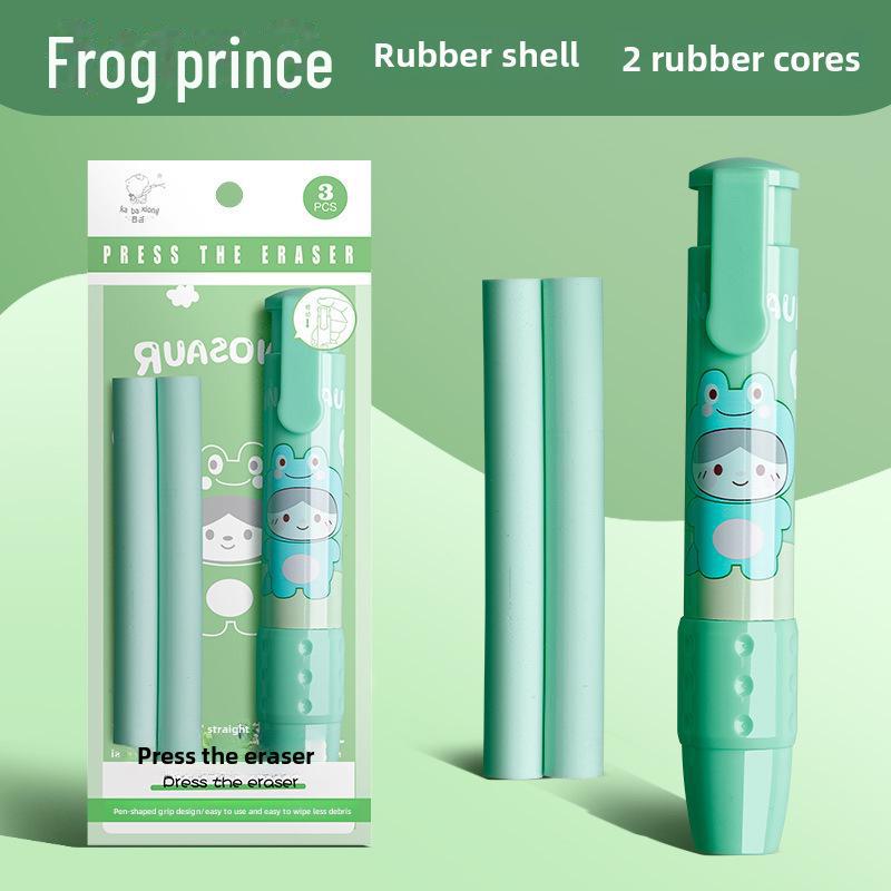 

Ластик Kaba Bear Push Eraser для учеников начальной школы и детей детского сада — милый мультяшный дизайн для девочек, чистый и выдвижной. The Frog Prince