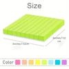 360 Sheets Colorful Note Paper 3x3Inch Wide Lined Note Pad Adhesive Note Paper Pocket Notepads for Writing Noting