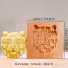 1PC Christmas Wooden Cookie Mold, Animals Patterns, 3D Carved Embossed Biscuit Cutter Moulds, Bird, Bear, Tiger, Horse, Squirrel