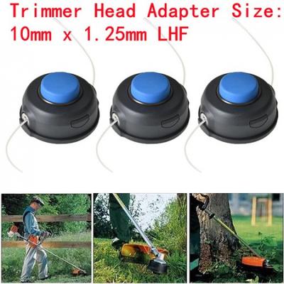 3 PCS T25 String Trimmer Head For Husqvarna 124L 125L 128L 128LD 128R 128RJ