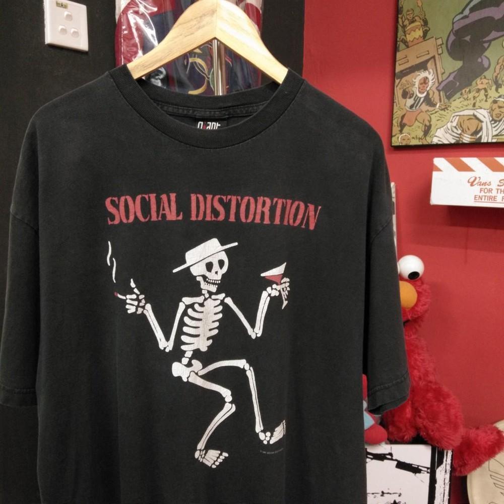 Remake 1996 Social Distortion tshirt rock band tshirt Unisex T-Shirt M
