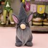 2pcs Easter Gnome Plushes Rabbit Standing Doll Swedish Tomtes Dwarfs Ornaments for Kitchen Tiered Tray Decorations