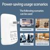 Intelligent Electricity Saving Box Wide Voltage Compatible ABS Flame Retardant Energy Saver for Home Office Use
