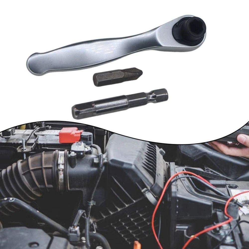 1/4 Zoll Mini-Schnellratsche 72 Zähne Sechskant-Ratsche Manuelle Werkzeuge