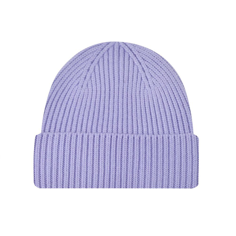 Unisex Warme Umschlagmütze aus gestrickter Wolle