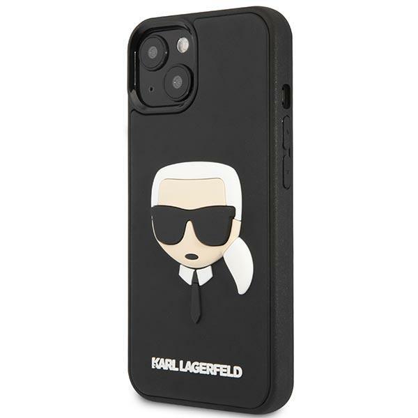 Etui Do iPhone 14 Plus Karl Lagerfeld 3D Rubber Karl's Head Czarne