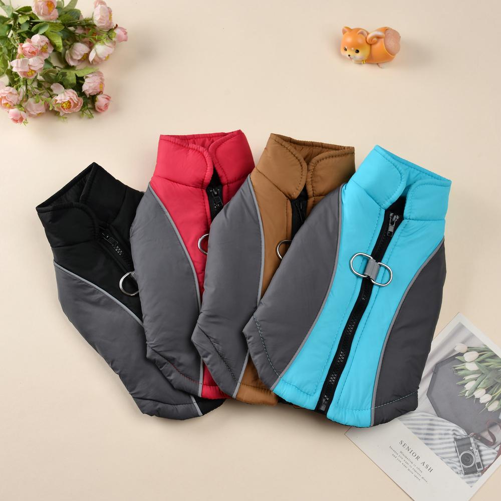 Winter Hundekleidung Hund Reflektierende Warme Jacke Mantel für Kleine Mittelgroße Hunde Katzen Weiche Fleece Outfits Chihuahua Yorkshire Kostüme