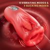Male Masturbator–Penis Trainer Vibrator with 9 Vibration & 3 Suction, App Penis Pump Blowjob Stroker for Endurance Training, Adult Sex Toy