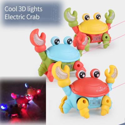 Simulation Crab Baby Toy Electric Moving Toy Crawl Crab Pet Robot Toddler Learning Education Birthday Gift