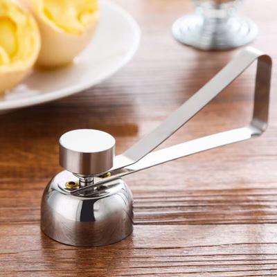Egg Opener Stainless Steel Egg Topper for Soft Eggs Eggshell Opener Kitchen Eggshell Cracker for Removing Shells