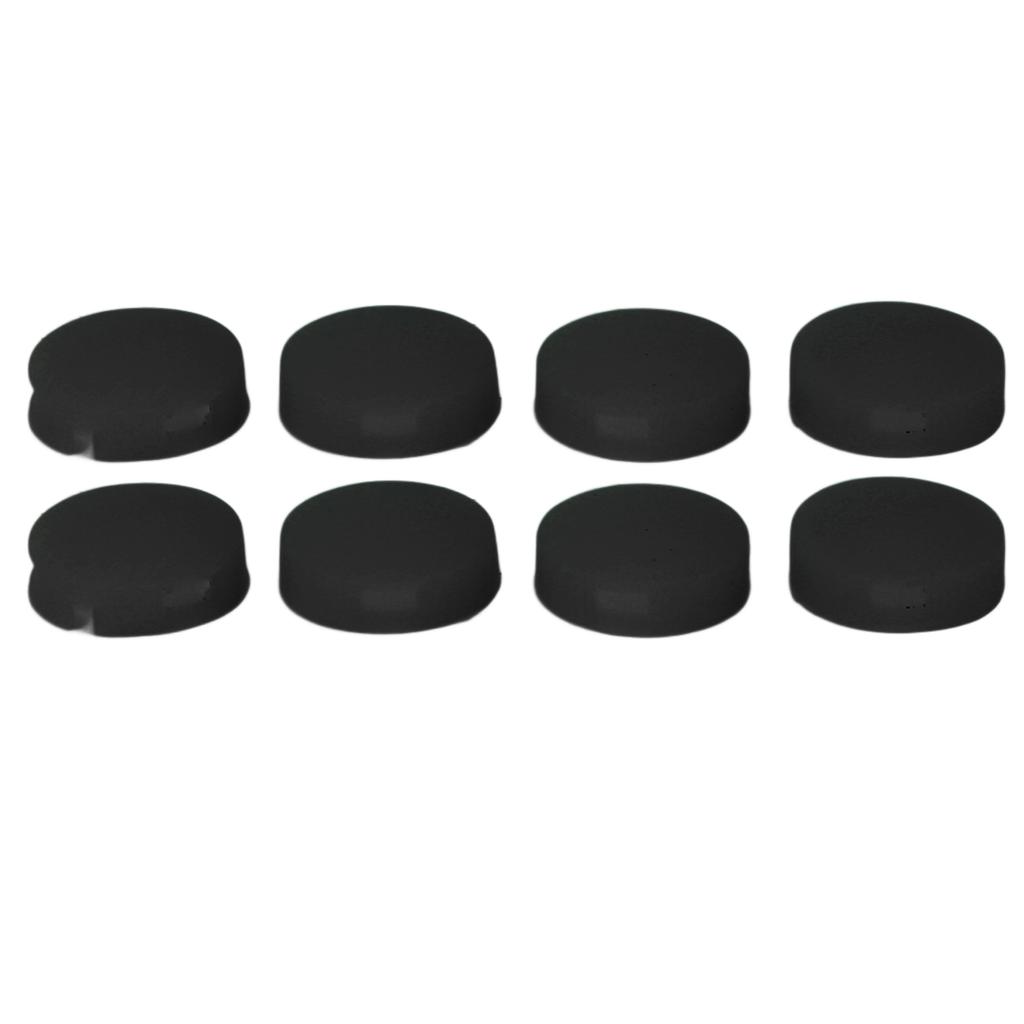 8pcs Doorbell Button Replacement Silicone Responsive Video Doorbell Buttons with 4 Screws for Doorbell Pro Black