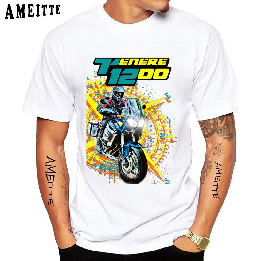 2025 New Tenere 700 Adventure SuperTenere 1200 Sport T-shirt Men Short Sleeve Ride Motorcycle T-Shirt Hip Hop Boy Riding  Tees